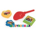 Набор для песочницы лопатка и три формочки микс Disney Wader 77820